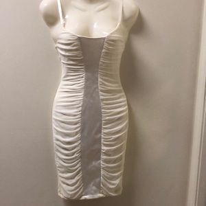 Bebe bodycon scrunch mini dress